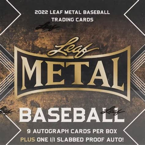 2022 leaf metal baseball jumbo box|leaf metal baseball card list.